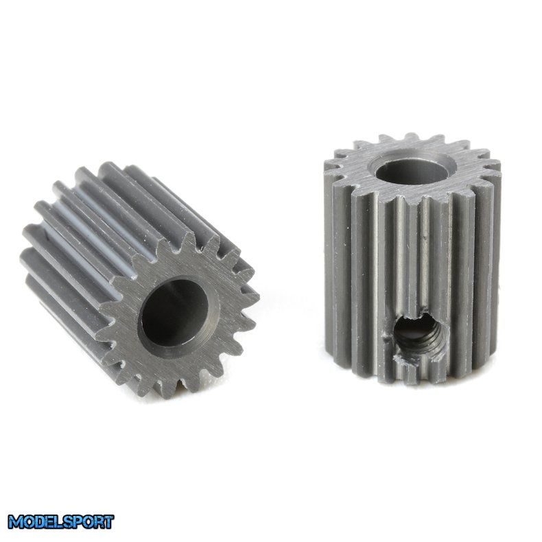 Team Corally - 64 DP Pinion - Short - Hard Anodised AL7075 - 18 Teeth - Shaft Dia. 3.17mm