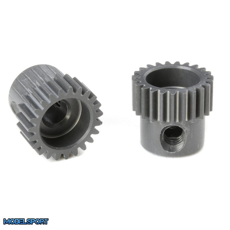 Team Corally - 64 DP Pinion - Short - Hard Anodised AL7075 - 23 Teeth - Shaft Dia. 3.17mm