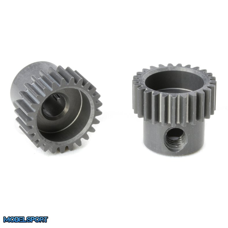 Team Corally - 64 DP Pinion - Short - Hard Anodised AL7075 - 25 Teeth - Shaft Dia. 3.17mm