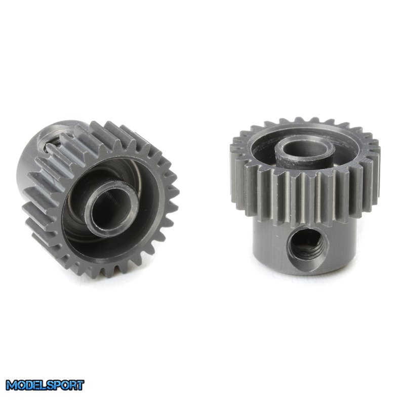 Team Corally - 64 DP Pinion - Short - Hard Anodised AL7075 - 26 Teeth - Shaft Dia. 3.17mm