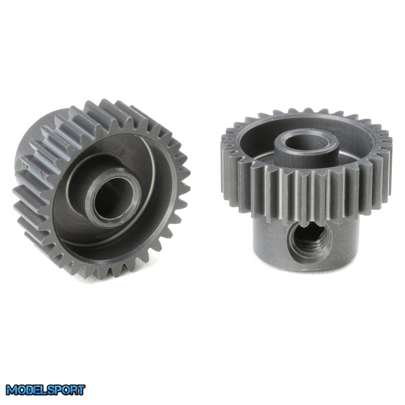 Team Corally - 64 DP Pinion - Short - Hard Anodised AL7075 - 30 Teeth - Shaft Dia. 3.17mm