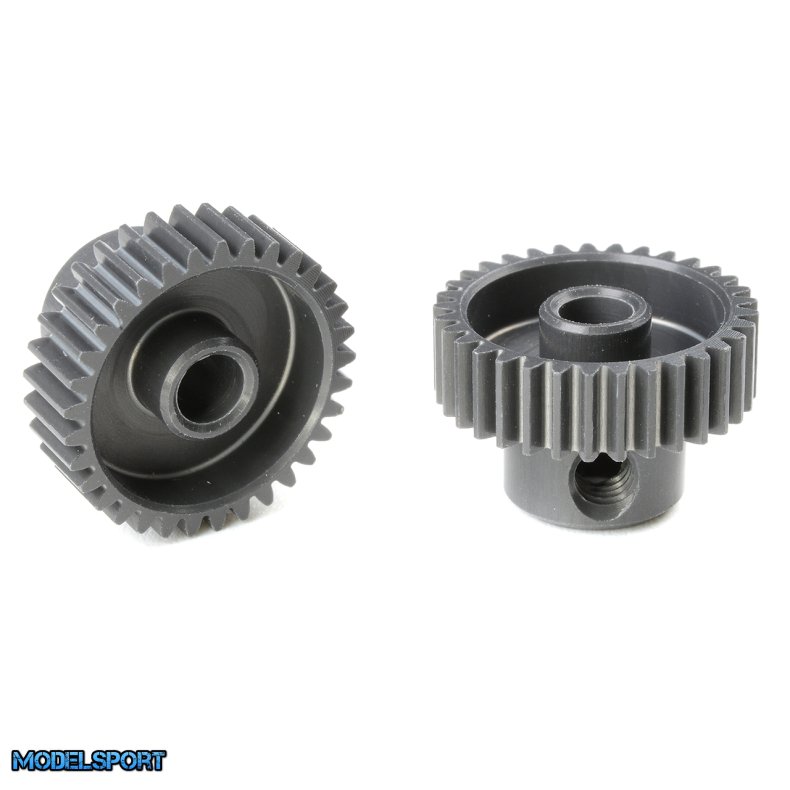 Team Corally - 64 DP Pinion - Short - Hard Anodised AL7075 - 33 Teeth - Shaft Dia. 3.17mm