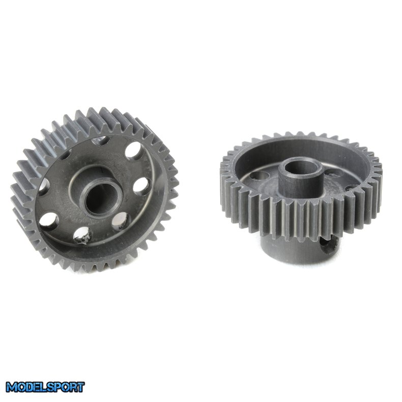 Team Corally - 64 DP Pinion - Short - Hard Anodised AL7075 - 38 Teeth - Shaft Dia. 3.17mm