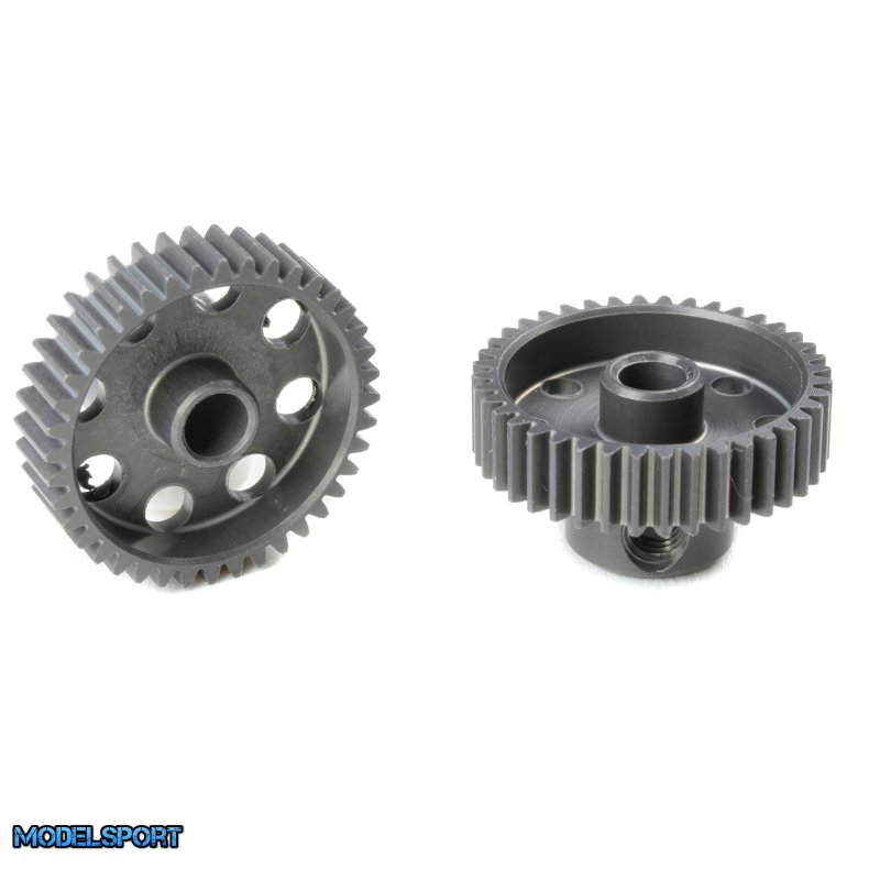 Team Corally - 64 DP Pinion - Short - Hard Anodised AL7075 - 40 Teeth - Shaft Dia. 3.17mm