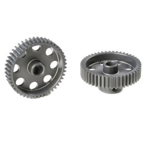 Team Corally - 64 DP Pinion - Short - Hard Anodised AL7075 - 46 Teeth - Shaft Dia. 3.17mm