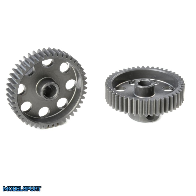 Team Corally - 64 DP Pinion - Short - Hard Anodised AL7075 - 46 Teeth - Shaft Dia. 3.17mm