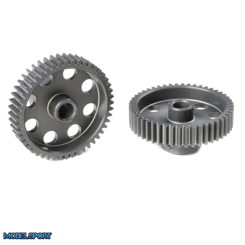 Team Corally - 64 DP Pinion - Short - Hard Anodised AL7075 - 48 Teeth - Shaft Dia. 3.17mm