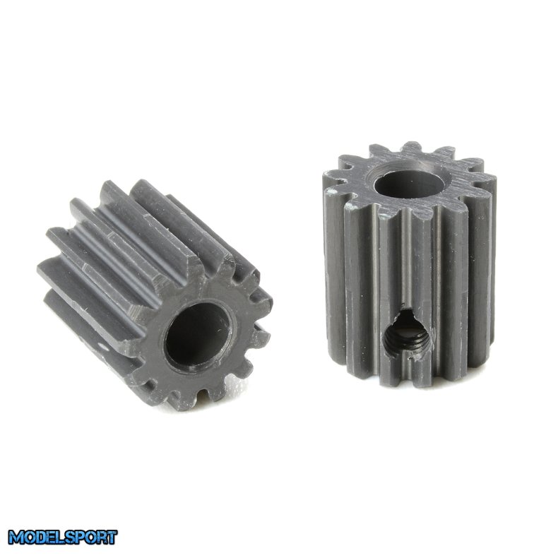 Team Corally - 48 DP Pinion - Short - Hard Anodised AL7075 - 13 Teeth - Shaft Dia. 3.17mm