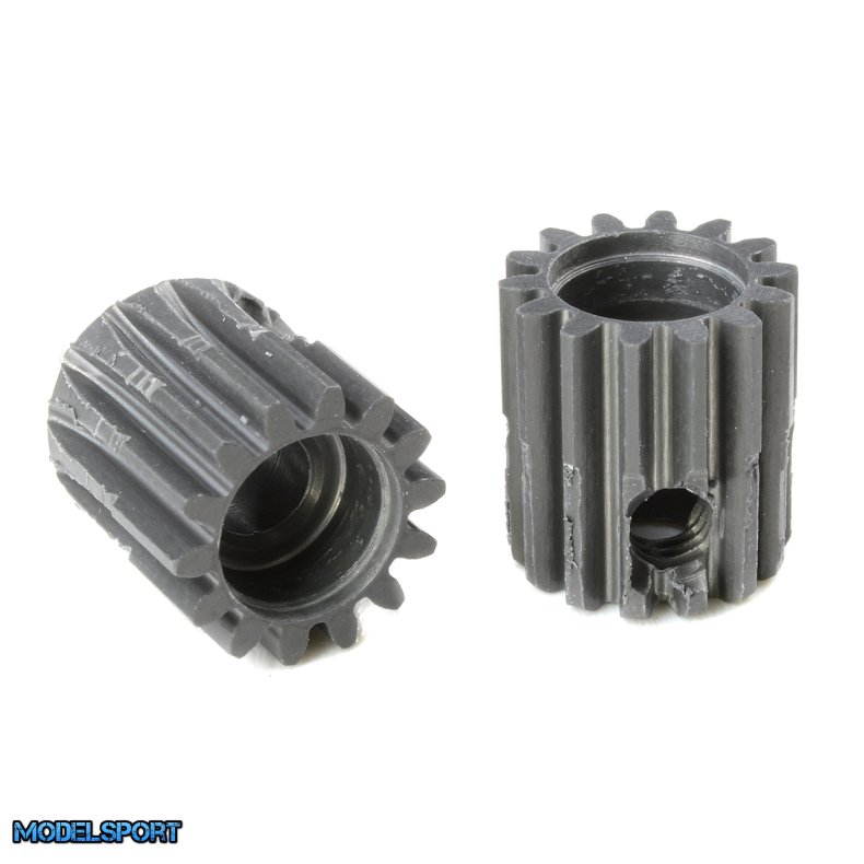 Team Corally - 48 DP Pinion - Short - Hard Anodised AL7075 - 14 Teeth - Shaft Dia. 3.17mm