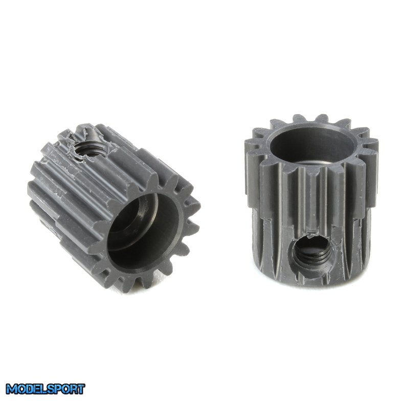 Team Corally - 48 DP Pinion - Short - Hard Anodised AL7075 - 15 Teeth - Shaft Dia. 3.17mm