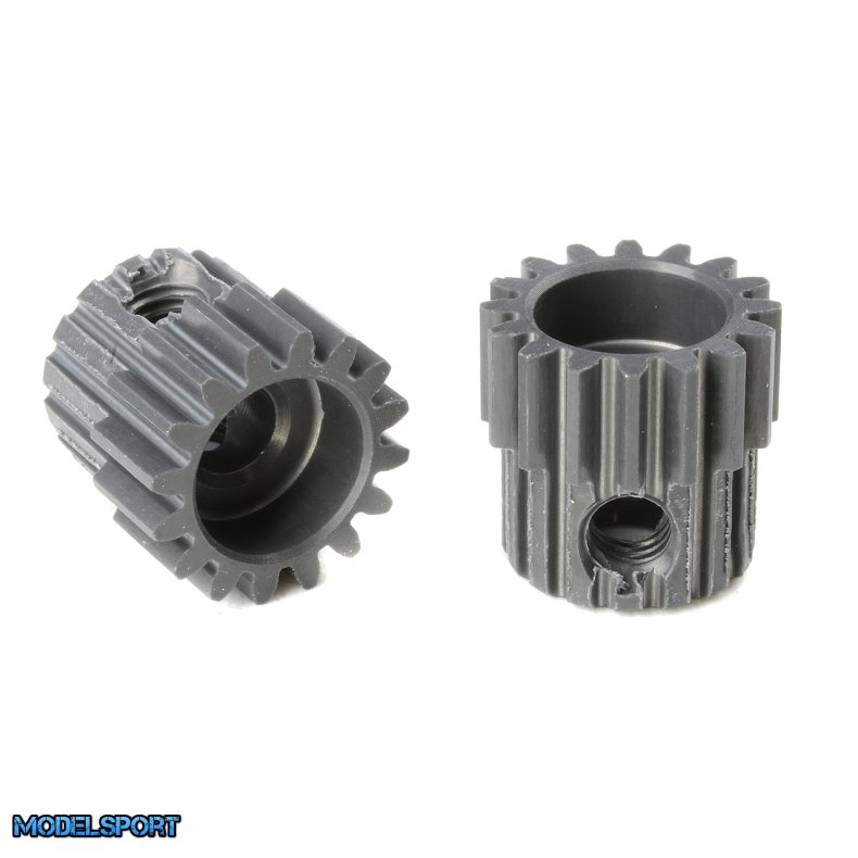 Team Corally - 48 DP Pinion - Short - Hard Anodised AL7075 - 16 Teeth - Shaft Dia. 3.17mm