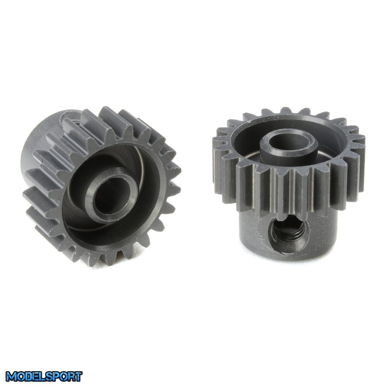 Team Corally - 48 DP Pinion - Short - Hard Anodised AL7075 - 22 Teeth - Shaft Dia. 3.17mm