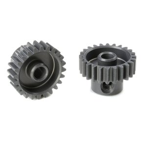 Team Corally - 48 DP Pinion - Short - Hard Anodised AL7075 - 24 Teeth - Shaft Dia. 3.17mm