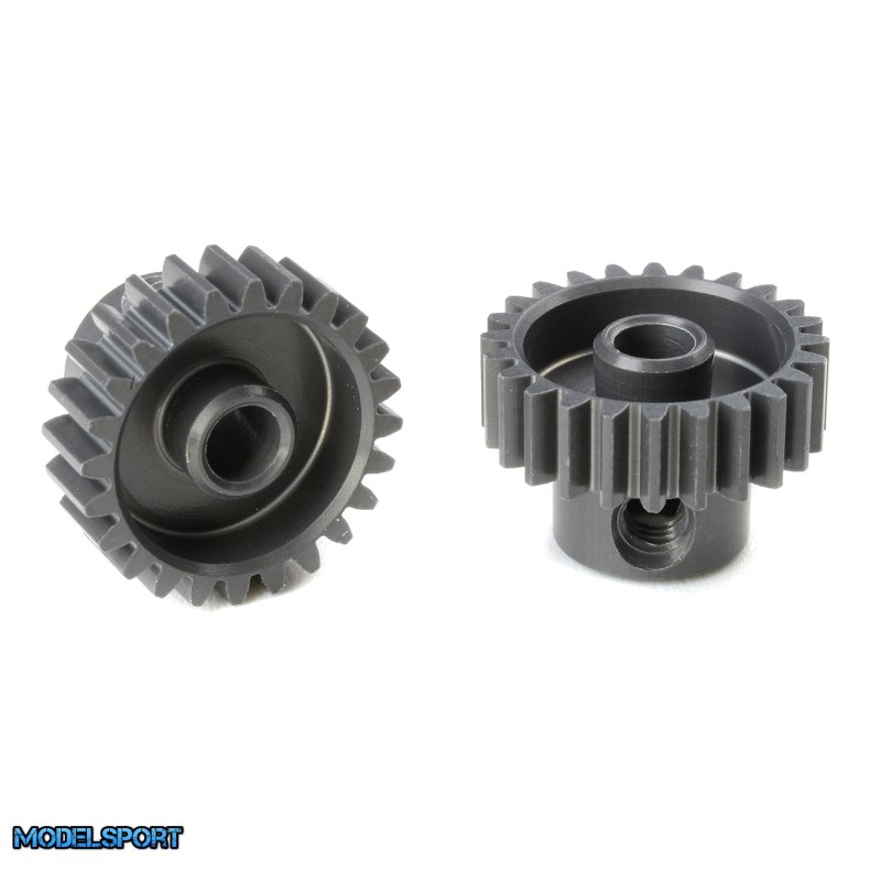 Team Corally - 48 DP Pinion - Short - Hard Anodised AL7075 - 24 Teeth - Shaft Dia. 3.17mm