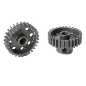 Team Corally - 48 DP Pinion - Short - Hard Anodised AL7075 - 28 Teeth - Shaft Dia. 3.17mm