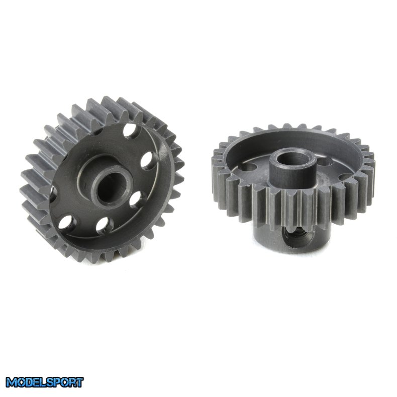 Team Corally - 48 DP Pinion - Short - Hard Anodised AL7075 - 29 Teeth - Shaft Dia. 3.17mm