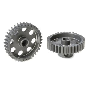 Team Corally - 48 DP Pinion - Short - Hard Anodised AL7075 - 35 Teeth - Shaft Dia. 3.17mm