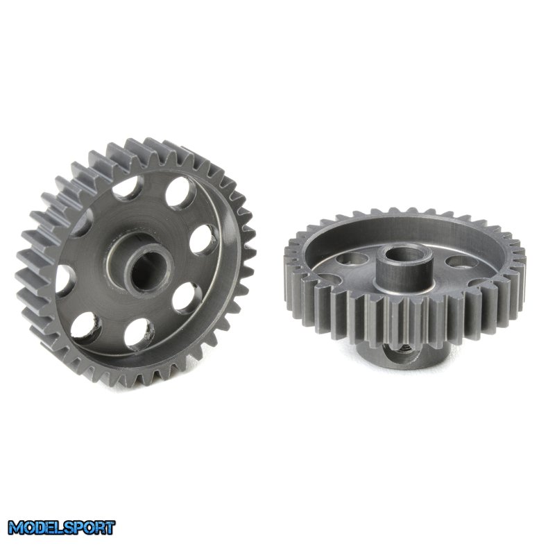 Team Corally - 48 DP Pinion - Short - Hard Anodised AL7075 - 36 Teeth - Shaft Dia. 3.17mm