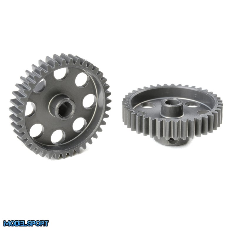 Team Corally - 48 DP Pinion - Short - Hard Anodised AL7075 - 39 Teeth - Shaft Dia. 3.17mm