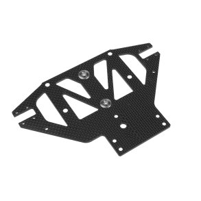 Team Corally - Front Lower Suspension Plate SSX-8R - 3K Carbon - spherical ball (2) included - 1 Pc