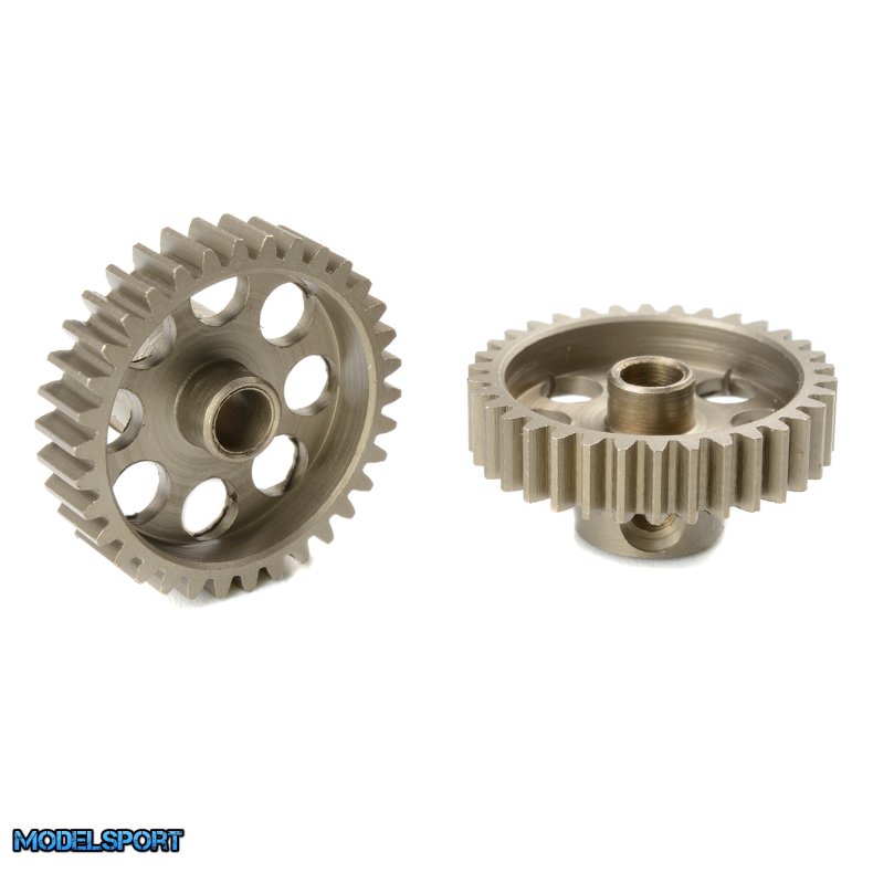 Team Corally - 48 DP Pinion - Short - Hardened Steel - 34 Teeth - Shaft Dia. 3.17mm