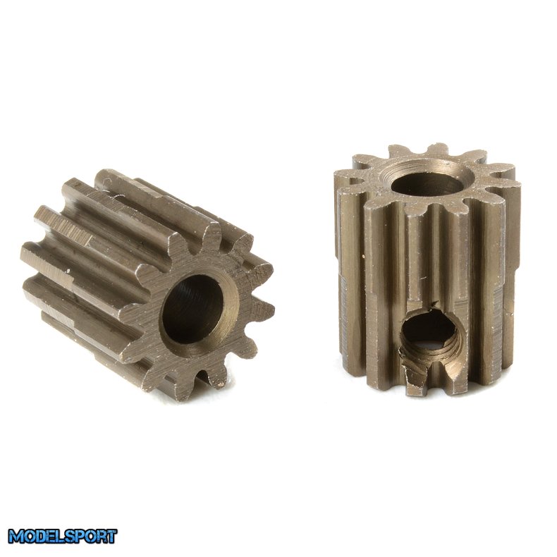 Team Corally - M0.6 Pinion - Short - Hardened Steel - 12 Teeth - Shaft Dia. 3.17mm