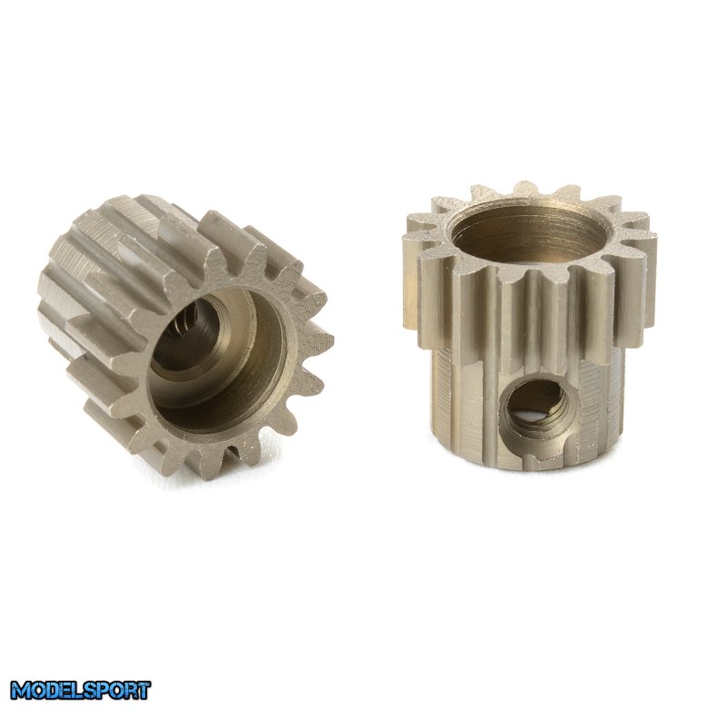 Team Corally - M0.6 Pinion - Short - Hardened Steel - 15 Teeth - Shaft Dia. 3.17mm
