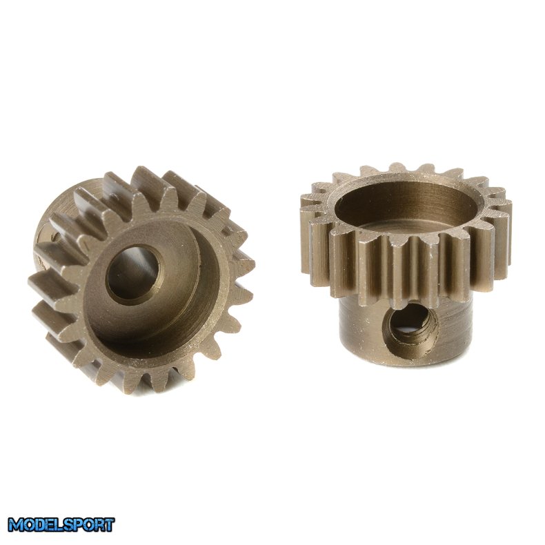 Team Corally - M0.6 Pinion - Short - Hardened Steel - 19 Teeth - Shaft Dia. 3.17mm
