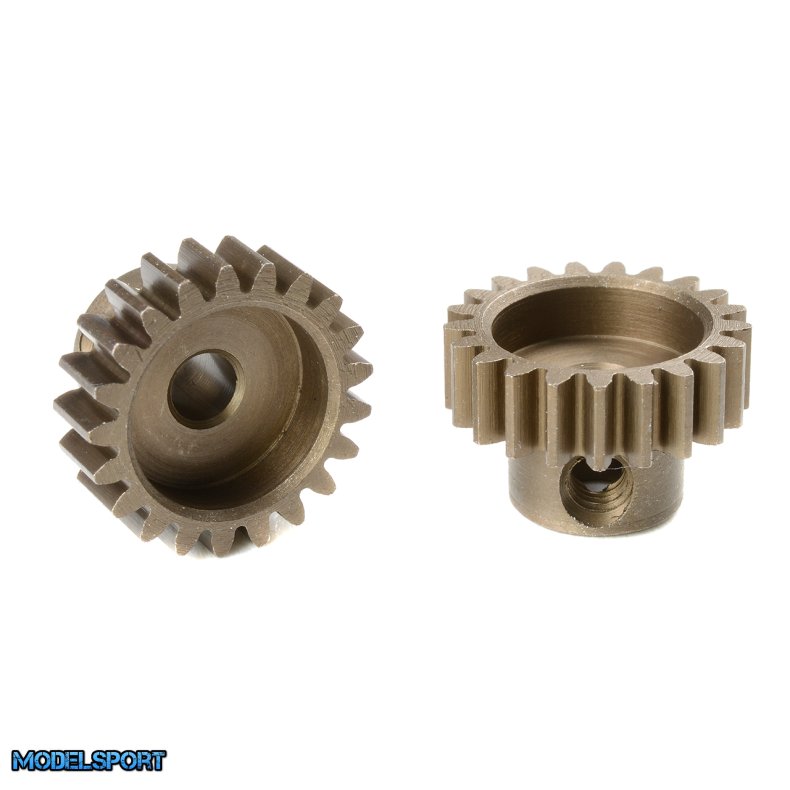 Team Corally - M0.6 Pinion - Short - Hardened Steel - 21 Teeth - Shaft Dia. 3.17mm