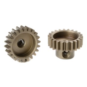 Team Corally - M0.6 Pinion - Short - Hardened Steel - 22 Teeth - Shaft Dia. 3.17mm