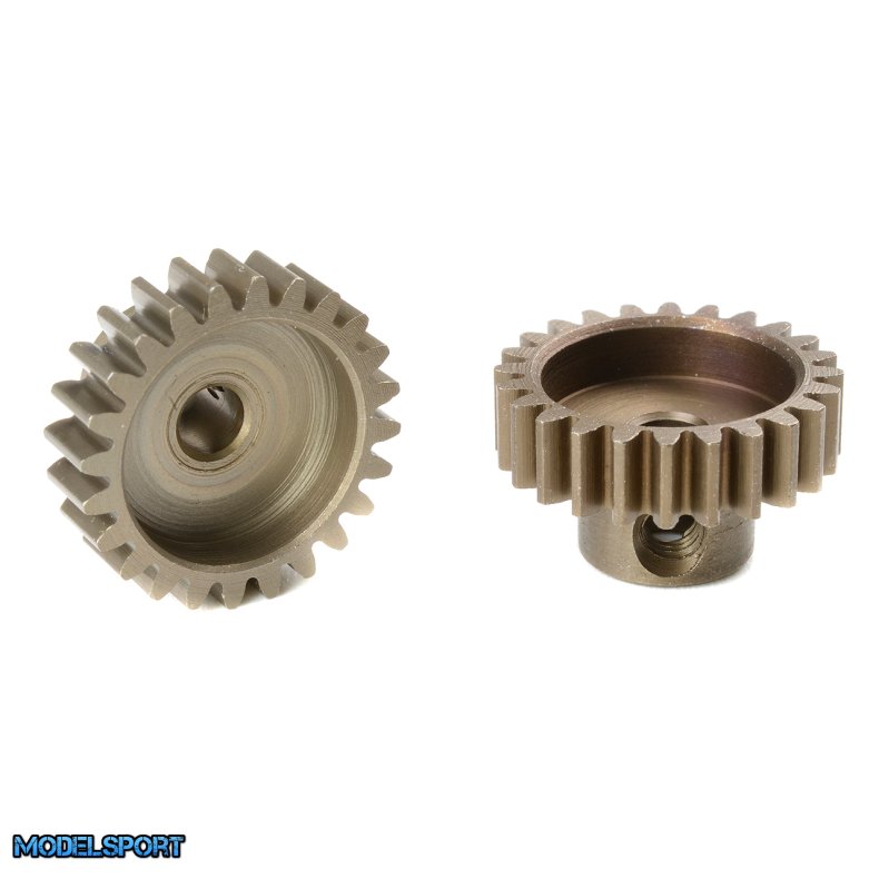 Team Corally - M0.6 Pinion - Short - Hardened Steel - 24 Teeth - Shaft Dia. 3.17mm