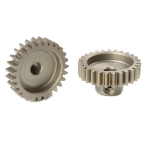 Team Corally - M0.6 Pinion - Short - Hardened Steel - 27 Teeth - Shaft Dia. 3.17mm
