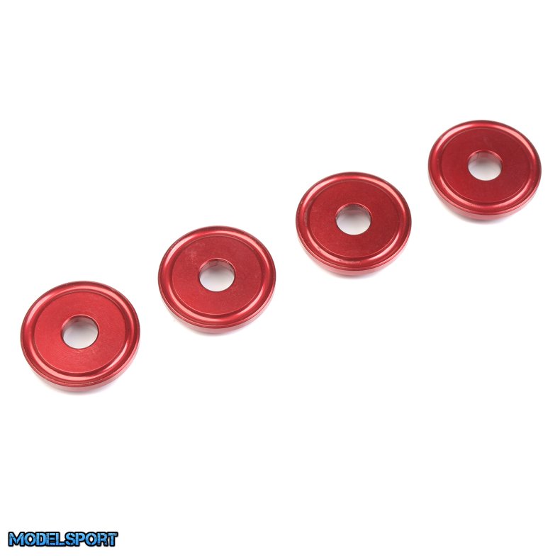Team Corally - Aluminum Flex Washer - 4 Pcs