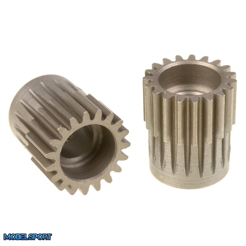 Team Corally - 48 DP Pinion  Short  Hardened Steel  19 Teeth - �5mm