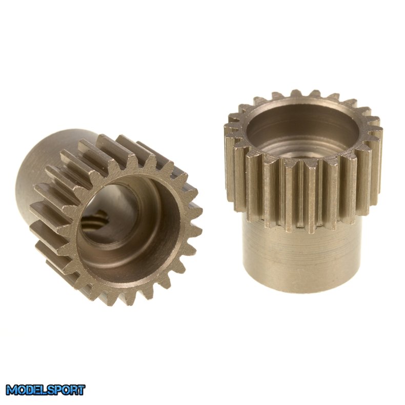 Team Corally - 48 DP Pinion  Short  Hardened Steel  22 Teeth - �5mm