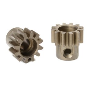 Team Corally - M1.0 Pinion - Short - Hardened Steel - 12 Teeth - Shaft Dia. 5mm
