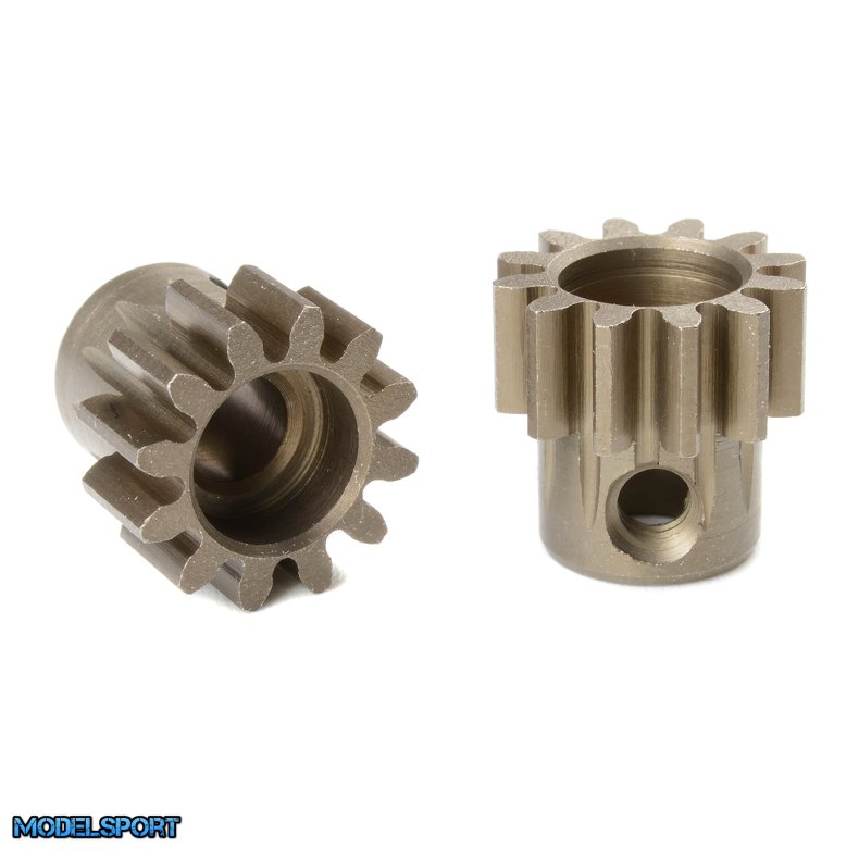 Team Corally - M1.0 Pinion - Short - Hardened Steel - 12 Teeth - Shaft Dia. 5mm