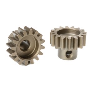 Team Corally - M1.0 Pinion - Short - Hardened Steel - 16 Teeth - Shaft Dia. 5mm