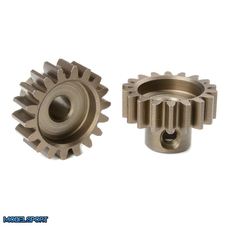 Team Corally - M1.0 Pinion - Short - Hardened Steel - 18 Teeth - Shaft Dia. 5mm