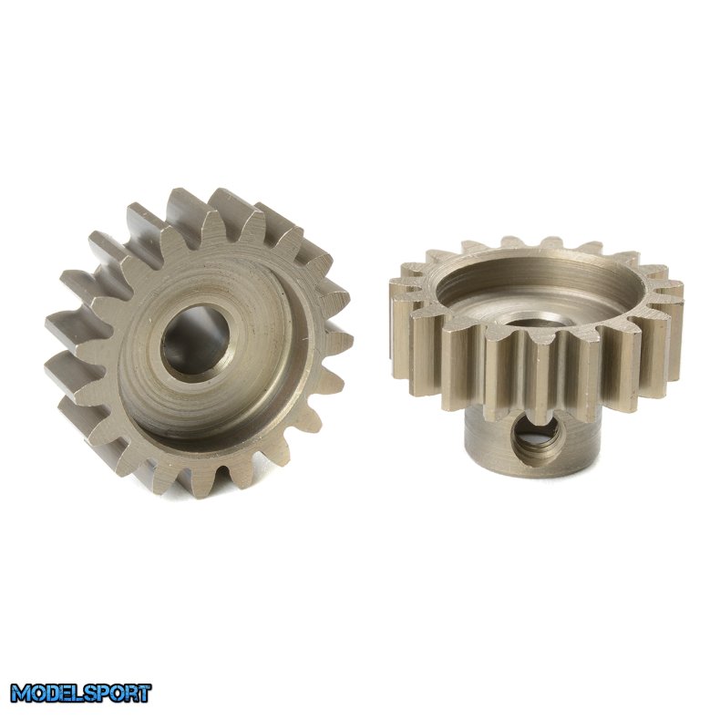 Team Corally - M1.0 Pinion - Short - Hardened Steel - 19 Teeth - Shaft Dia. 5mm