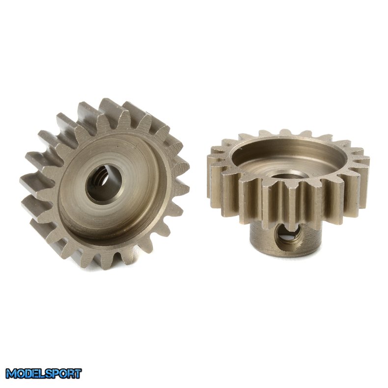 Team Corally - M1.0 Pinion - Short - Hardened Steel - 20 Teeth - Shaft Dia. 5mm