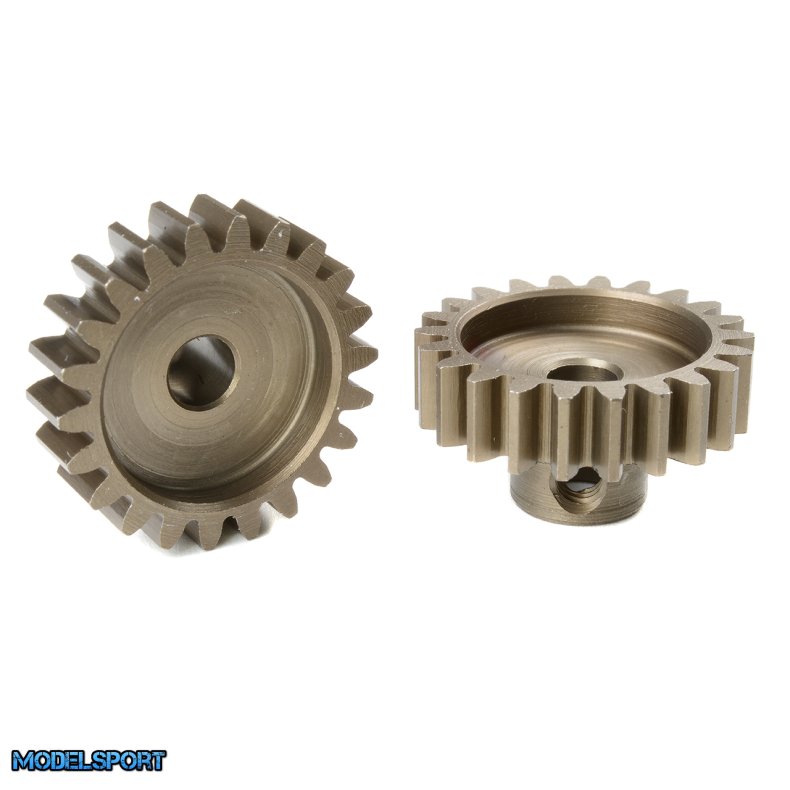 Team Corally - M1.0 Pinion - Short - Hardened Steel - 22 Teeth - Shaft Dia. 5mm