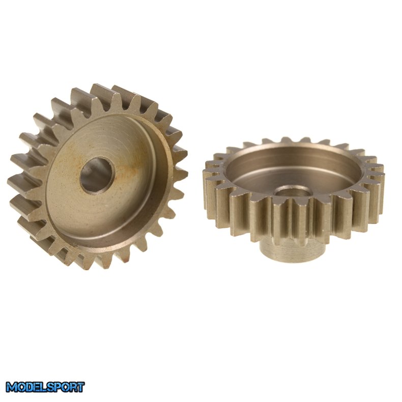 Team Corally - M1.0 Pinion - Short - Hardened Steel - 24 Teeth - Shaft Dia. �5mm