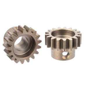 Team Corally - M1.0 Pinion  Short Wide Teeth  Hardened Steel - 17 Teeth - Shaft Dia. 8mm