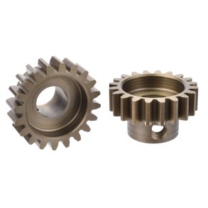 Team Corally - M1.0 Pinion  Short Wide Teeth  Hardened Steel - 20 Teeth - Shaft Dia. 8mm