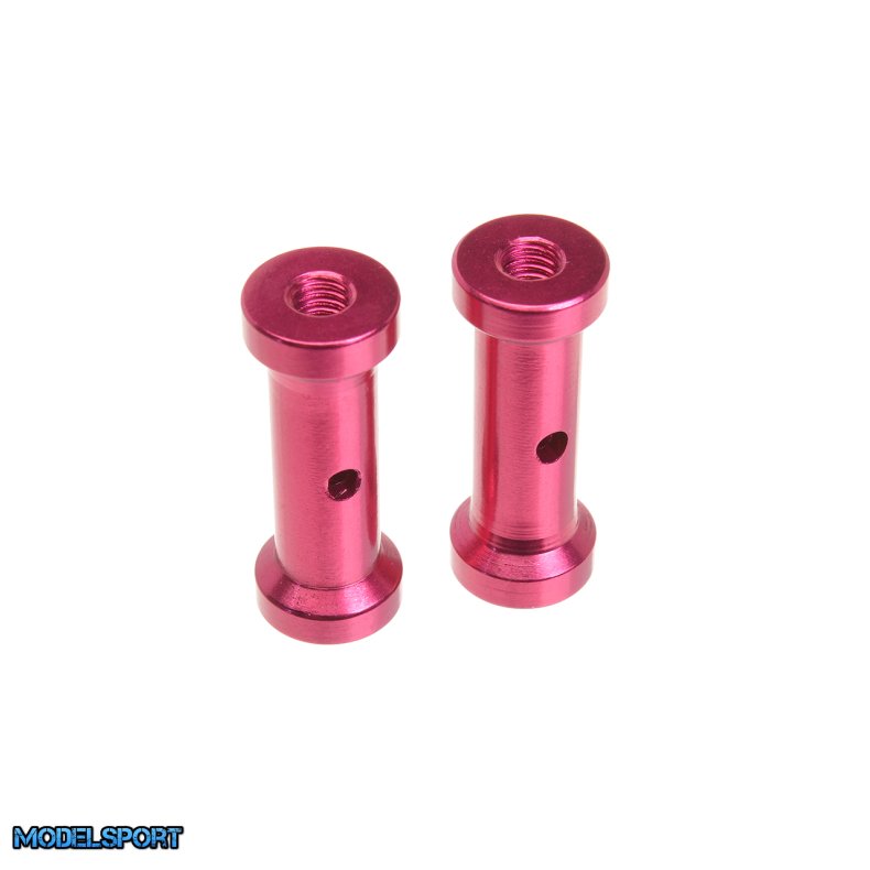 Team Corally - Aluminum Body Mount Spacer - 2 Pcs