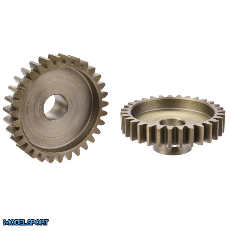 Team Corally - M1.0 Pinion  Short Wide Teeth  Hardened Steel - 31 Teeth - Shaft Dia. 8mm