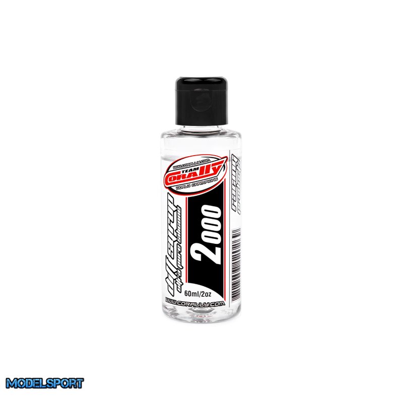 Team Corally - Diff Syrup - Ultra Pure Silicone - 2000 CPS - 60ml