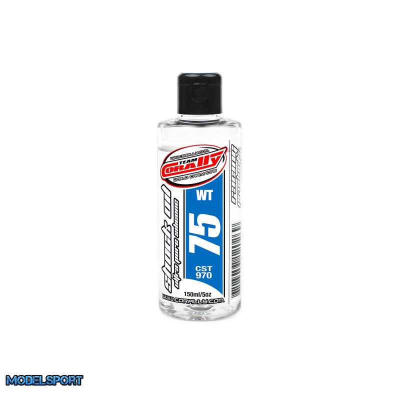 Team Corally - Shock Oil - Ultra Pure Silicone - 75 WT - 150ml