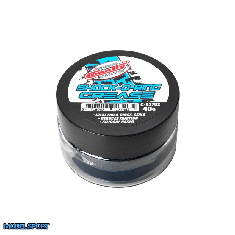 Team Corally - Blue Grease 40gr - Ideal for o-rings, seals, bearings, suspension friction reducer